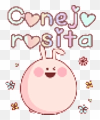 Sticker Maker - Conejo Rosita Happy Emoji,Cute Friend Emoji Themes