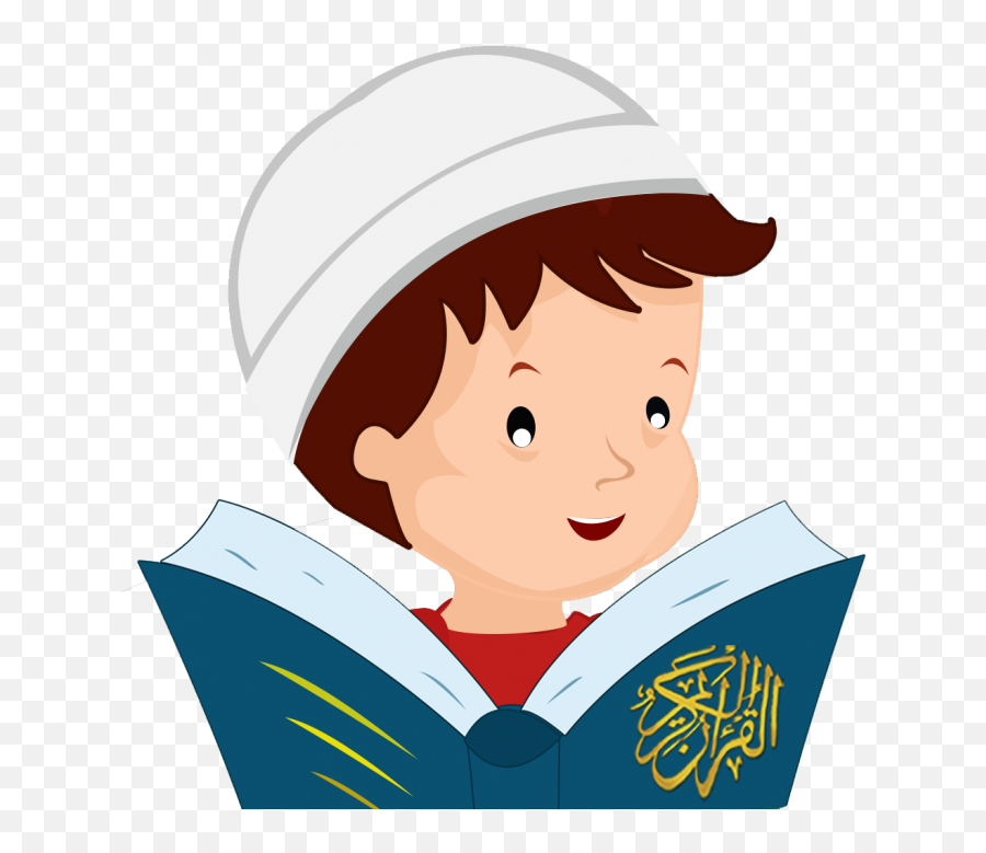 Transparent Muslim Png - Cartoon Reading Quran Png Clipart Kids Reading Quran Png Emoji,Reading Emoji Clipart Free
