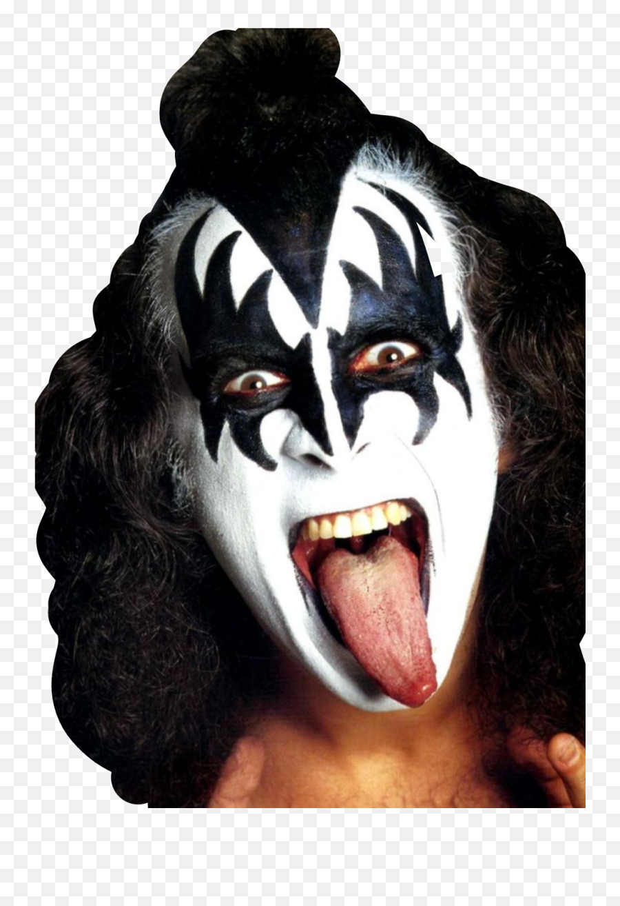 Popular And Trending Longtongue Stickers Picsart - Gene Simmons Face Paint Emoji,Long Tongue Emoji