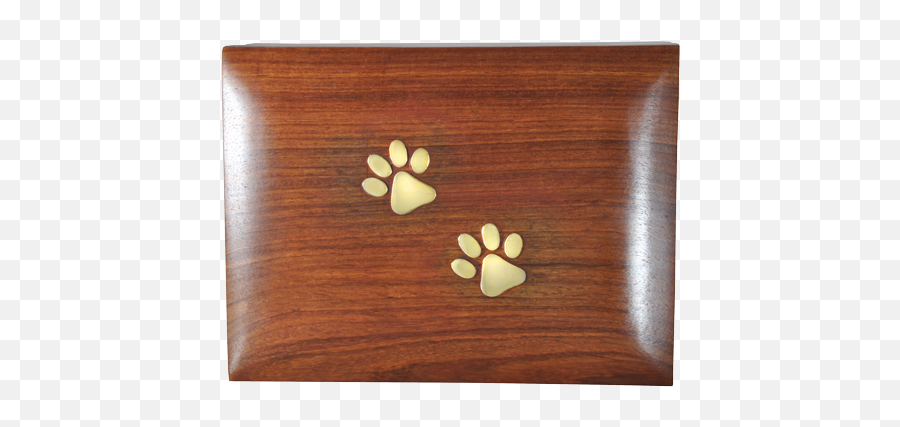 Wholesale Pet Cremation Wood Urns Forever Paw Prints Wooden - Solid Emoji,Brown Pawprints Emoticon