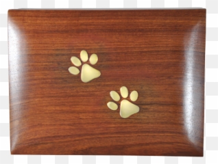 Wholesale Pet Cremation Wood Urns Forever Paw Prints Wooden - Solid Emoji,Brown Pawprints Emoticon