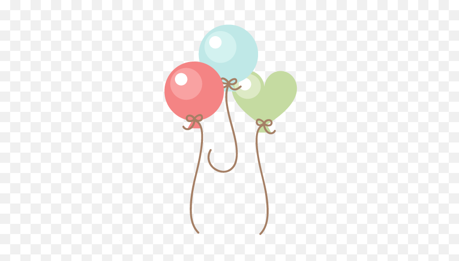 Cute Birthday Clipart Free - Clip Art Library Emoji,Cute Emoticon Balloon