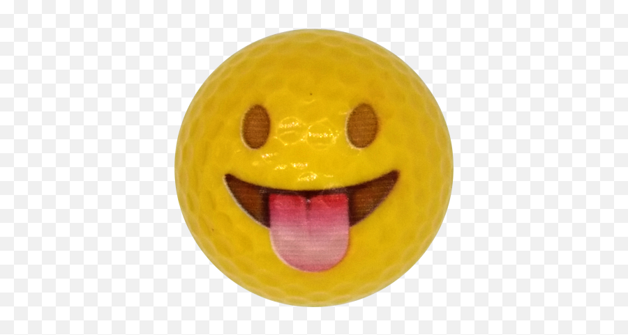 12 Different Emoji Premium Novelty Golf Balls - One Dozen Total,Emoji Tougue Out One Eye Closed