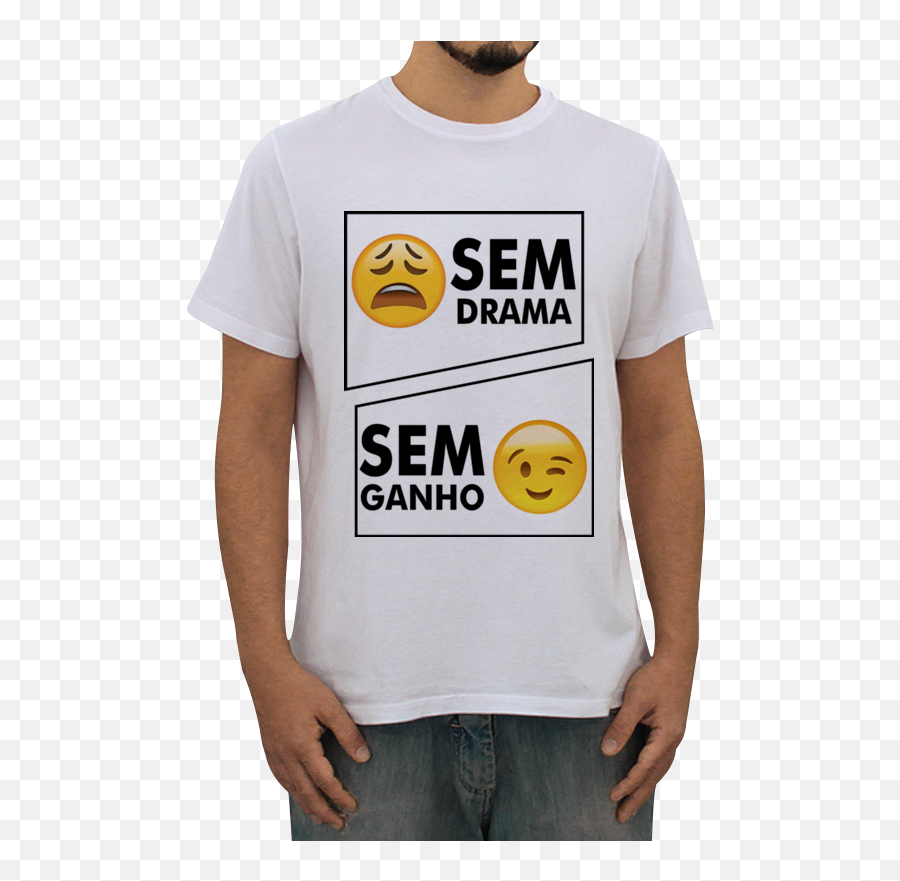 Sem Drama Sem Ganho - White Emoji,Emoticon Paciencia