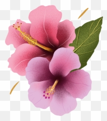 Tropical Flowers Sticker By Jenn - Giphy Flowers Emoji,Hawaiian Emoji App