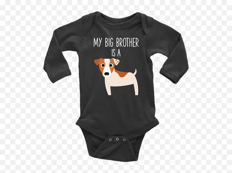 Baby Boys My Big Sister Is A Jack Russell Terrier Baby Emoji,Bat Knob Emoji Sticker
