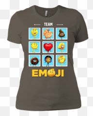 Download The Emoji Movie Team Emoji Panels T - Shirt Full Short Sleeve,Emoji Movie
