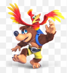 The Bear And His Bird Smash Bros Emoji,Smash Bros Emoji