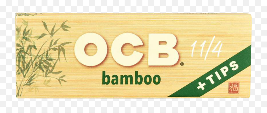 Ocb Bamboo Rolling Papers With Tips - 24 Pack Emoji,Bamoo Emoji