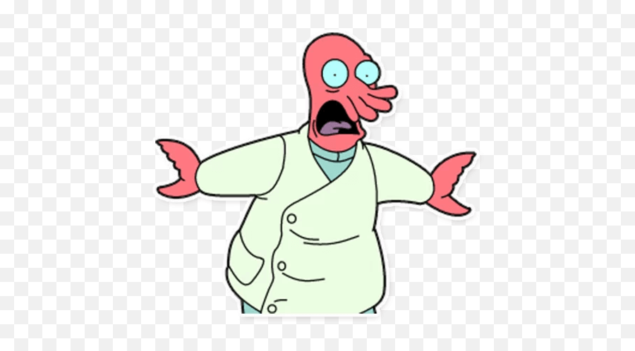 Futurama Telegram Stickers Sticker Search - Fictional Character Emoji,Zoidberg Emoticon