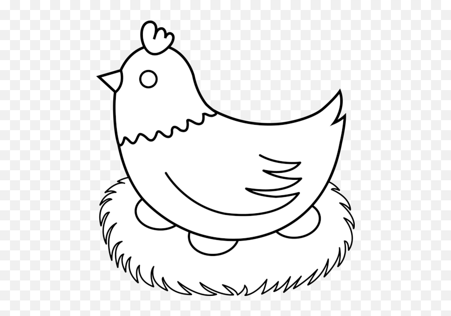 Farm Animals Clipart Black And White - Clip Art Library Hen And Egg Clipart Black And White Emoji,Emoji Hand And Chicken