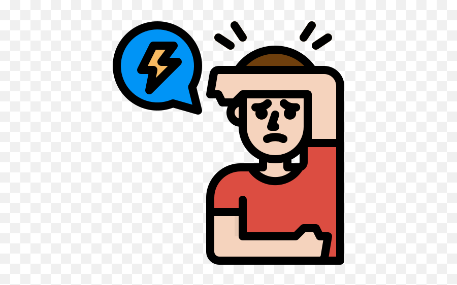 Headache Pain Head Sick Sickness Free Icon - Iconiconscom Emoji,Anguish Emoji