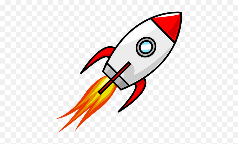 Rocket Launching - Transparent Background Cartoon Rocket Emoji,Alien And Rocket Emoji