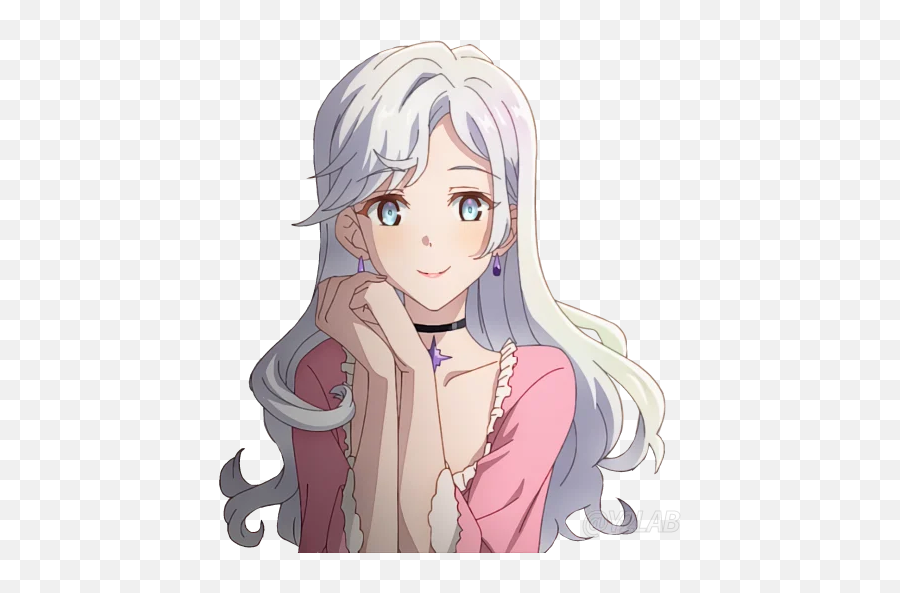 Telegram Sticker From Sekai Saikou No Ansatsusha Isekai Emoji,Woman Elf Emoji