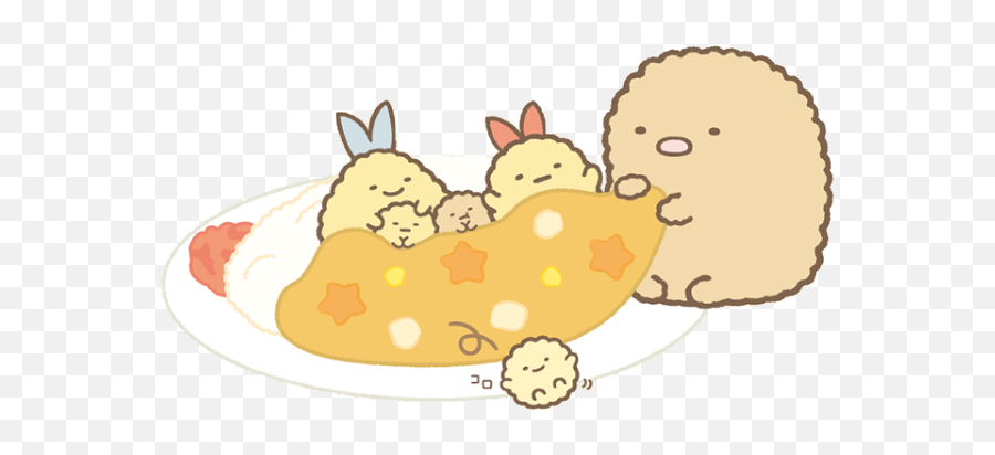 Sumikkogurashi Curry San - X Sticker By Cottonyeni Junk Food Emoji,Curry Emoji