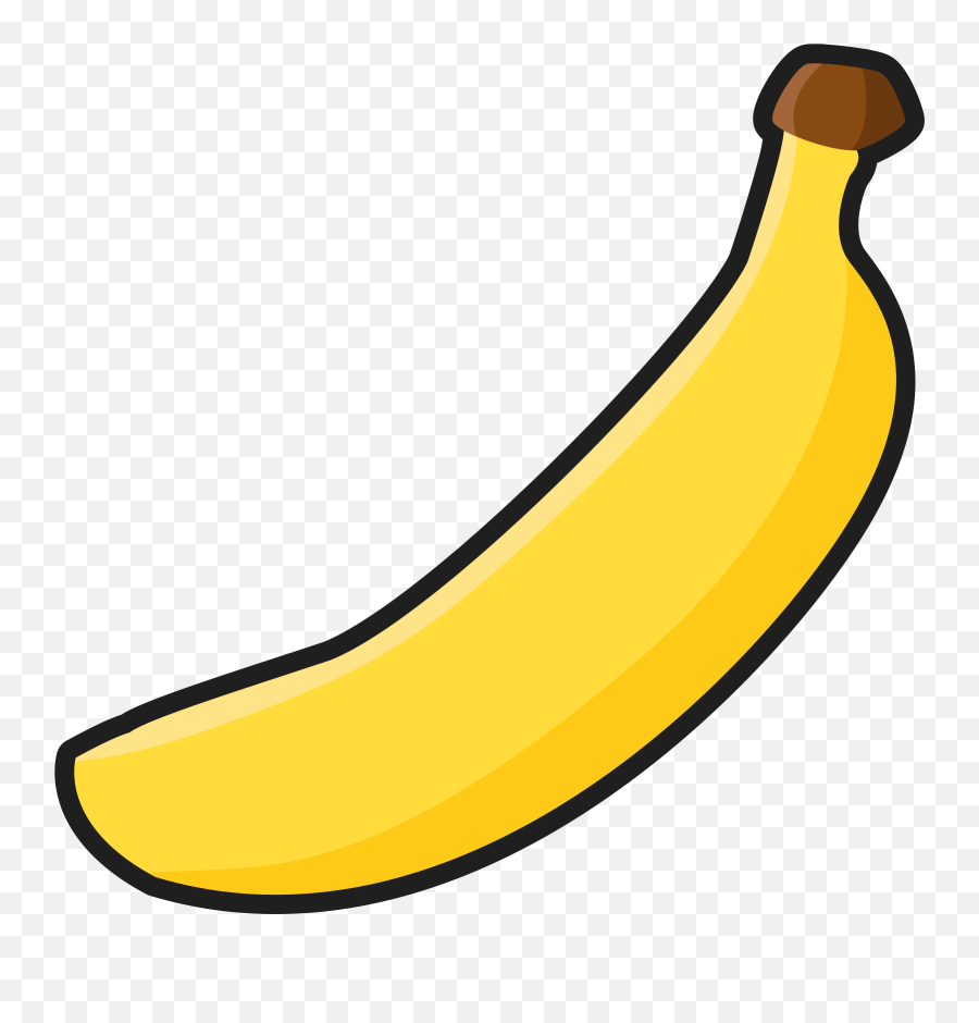 Banana Clipart Black And White Banana Clip Art Black And - Banana Clipart Png Emoji,Banana Emoji