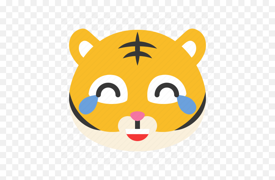 Animal Emoji Expression Laugh Tears - Happy,Tears Of Joy Emoji 2