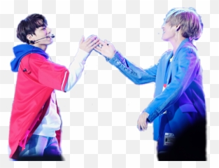 Dna Vkook Taehyung Jungkook Bts Sticker - Jungkook And Taehyung High Fiving Emoji,High Fiving Emoji