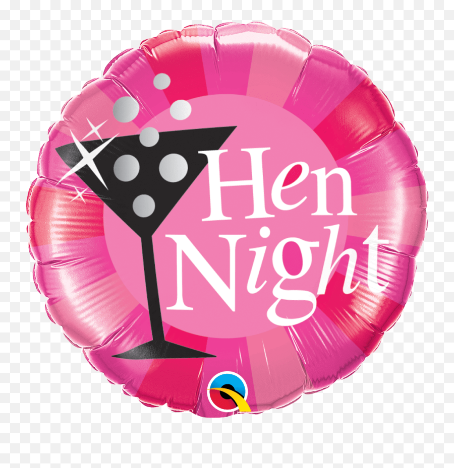 Hen Night Pink - Qualatex Hen Night Pink Foil Balloon Emoji,Emoji Hanging Decorations