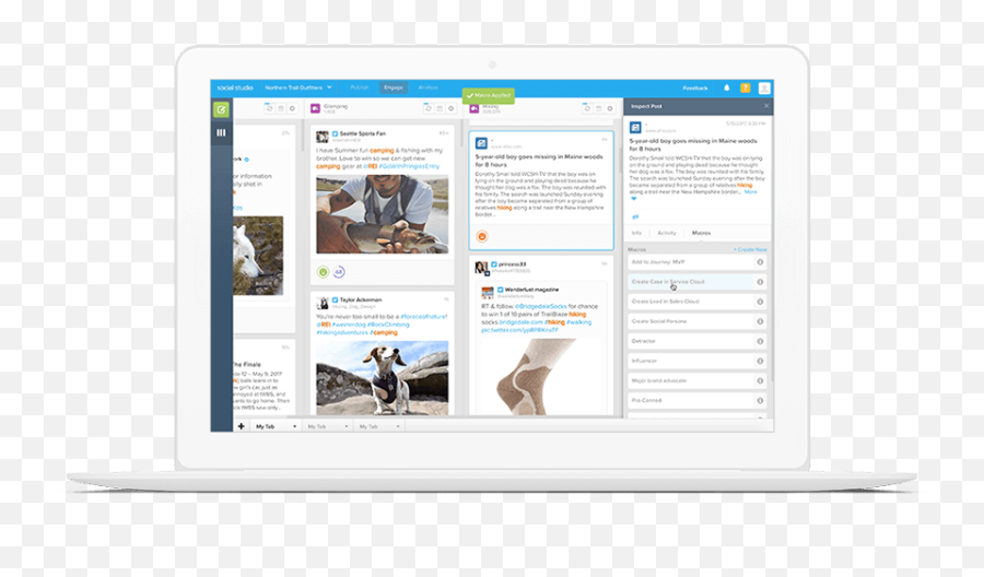 Radarly Vs Salesforce - Engage Social Studio Salesforce Emoji,Emojis In Social Studio