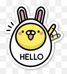 Bunny Dice Ciao - Stickerapp Emoji Fruits Whatsapp,Ciao Emoticon