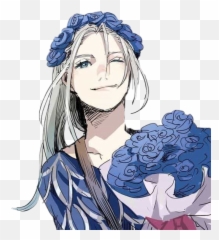 Anime Victor Yurionice Yuri Sticker - Long Haired Victor Nikiforov Emoji,Yuri On Ice Emojis