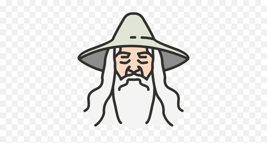 Gandalf Lord Of The Rings Old Man Wizard Icon - Free Download Lord Of The Rings Icon Emoji,Wizard Emoji
