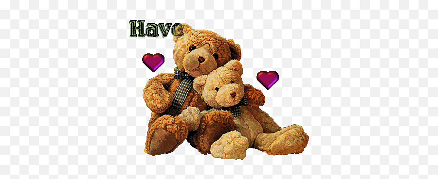 Top Hes Nothing But A Big Cuddly Teddy Bear Stickers For - Hug Good Morning Teddy Bear Gif Emoji,Bear Emoji