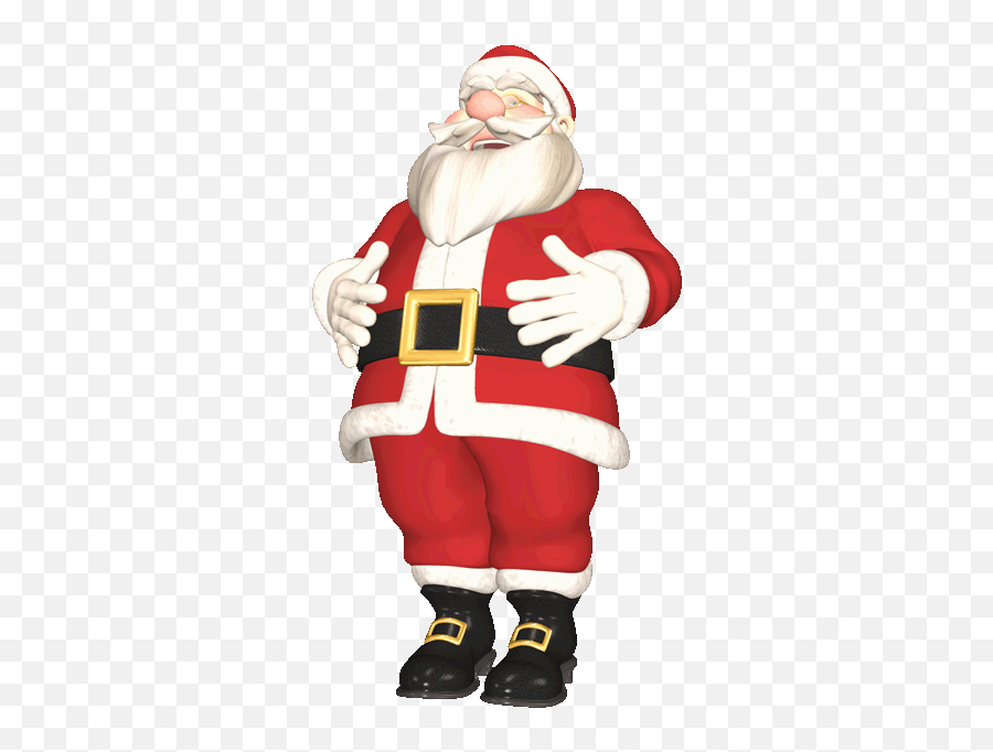 Gif De Navidad Papa Noel Bailando - Novocomtop Santa Claus Emoji,(mooning) Skype Emoticon