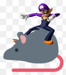 Waluigi With His Mouth Closed Emoji,Waluigi Emoji