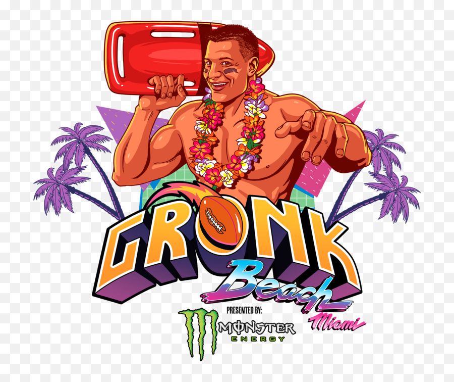 We Got Gronked Rinewstodaycom - Gronkowski Beach Party Emoji,Patriots Emoticon Gronk