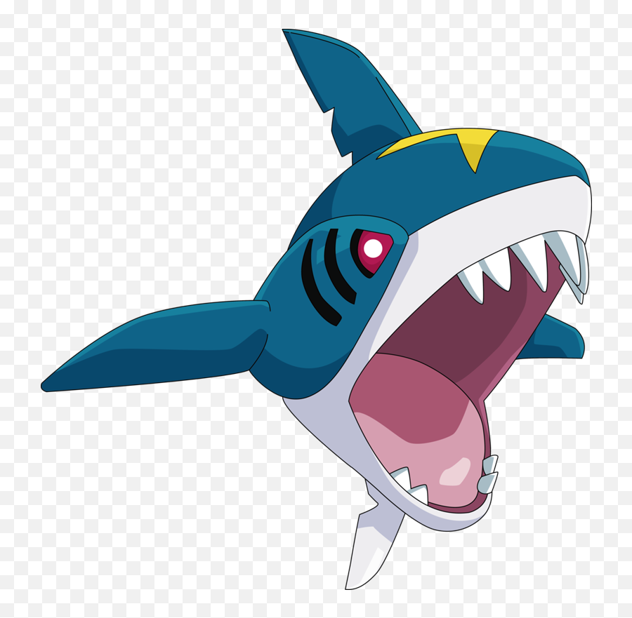 Sharpedo - Pokemon Shark Clipart Full Size Clipart Pokemon Sharpedo Emoji,Typable Shark Emoticon