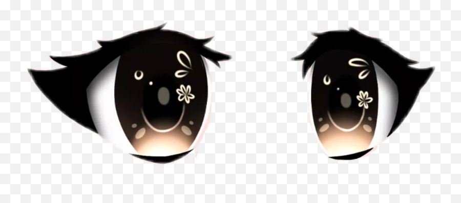 The Most Edited - Cute Gacha Eyes Brown Emoji,Gacha Heartless Boy With Emojis