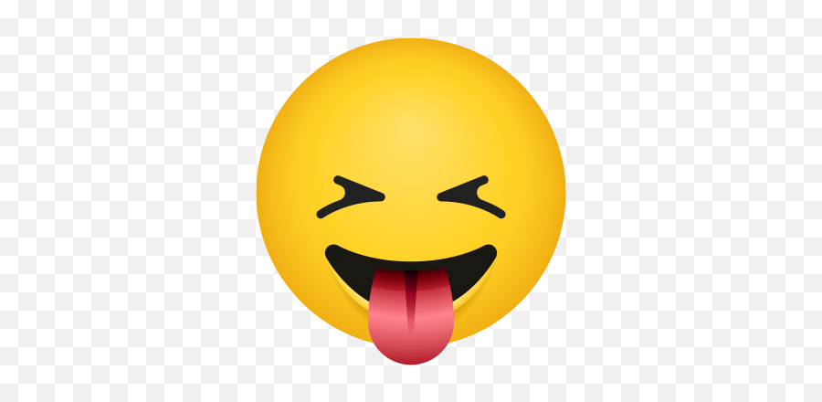 Squinting Face With Tongue Icon - Sneezing Emoji Transparent Background,Icons8 Emoticons