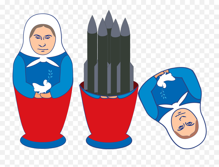 Open Nesting Doll Full Of Missiles - Religious Veil Emoji,Putin Emoji