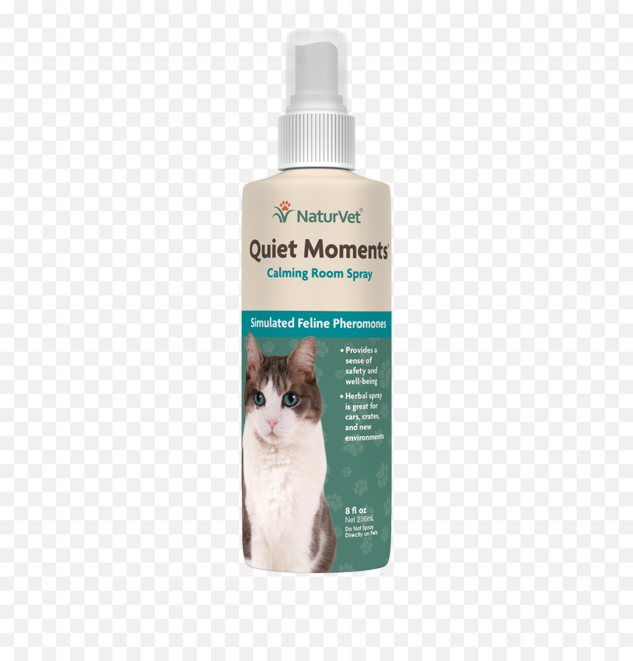 Quiet Moments Cat Calming Room Spray - Naturvet Quiet Moments Spray Emoji,Ech Cat Emotion