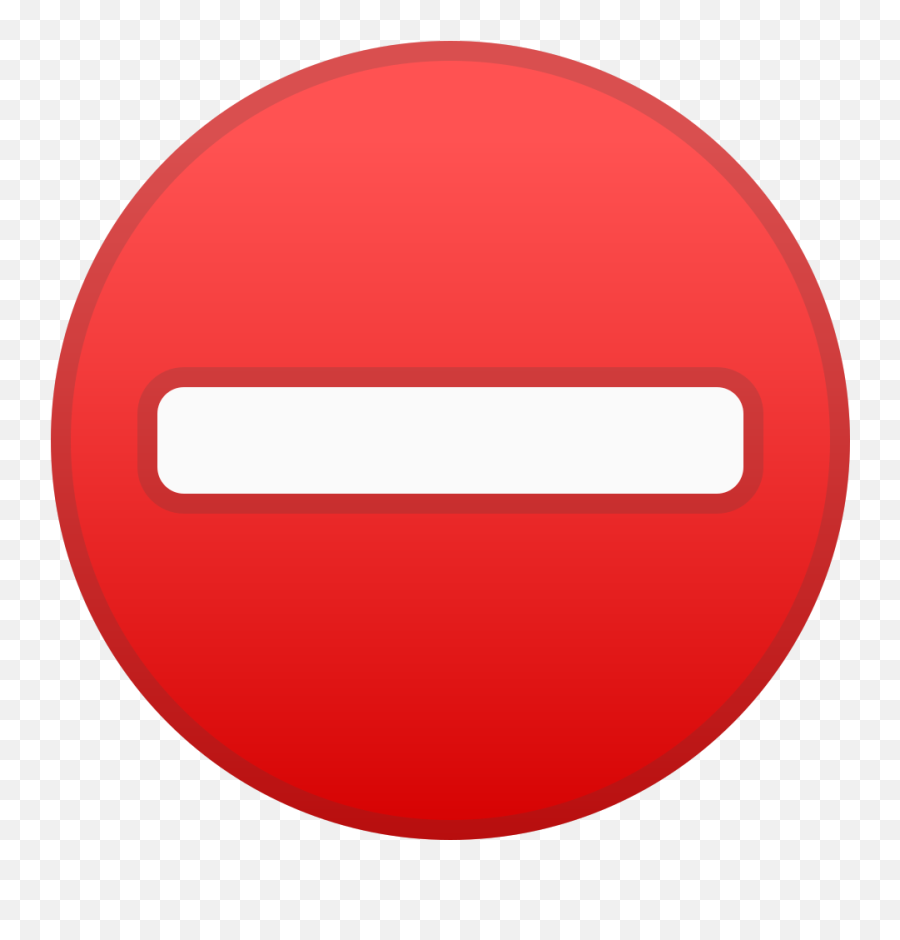 Señal De Dirección Prohibida - No Entry Icon Transparent Emoji,Emojis Prohibido