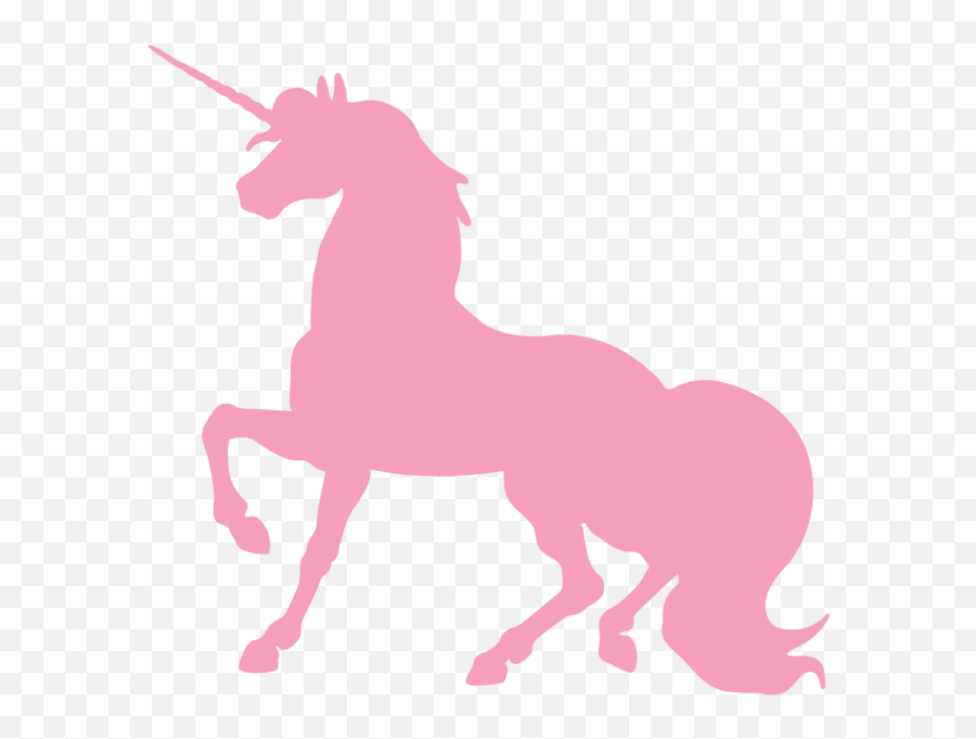 Clipart Unicorn Simple Clipart Unicorn Simple Transparent - Pink Unicorn Silhouette Png Emoji,Unicorn Emoji