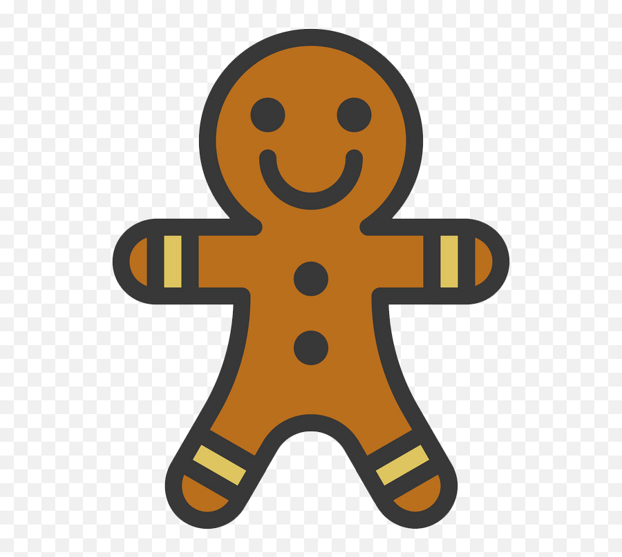Gingerbread Man Clipart - Clipartworld Happy Emoji,Gingerbread Man Coloring Page Emojis Cute