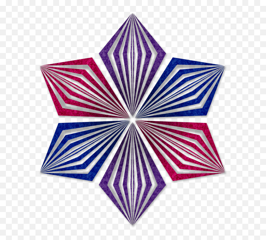 Bisexual Pride Starburst - Live Loud Graphics Emoji,The Triple Moon Goddess Symbol Emoticon