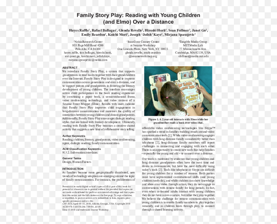Pdf Family Story Play Reading With Young Children And Emoji,Elmo Emotions