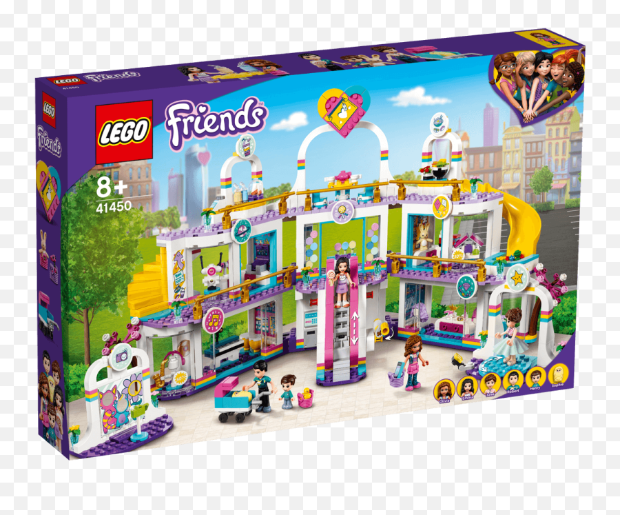 Heartlake City Shopping Mall 41450 - Lego Friends Sets Emoji,Emoji Stickers Mall