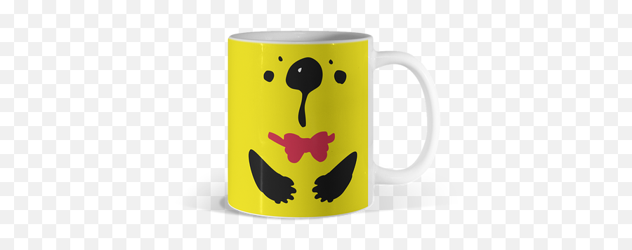 Yellow Panda Mugs Design By Humans Emoji,Cup Of Noodles Emoji