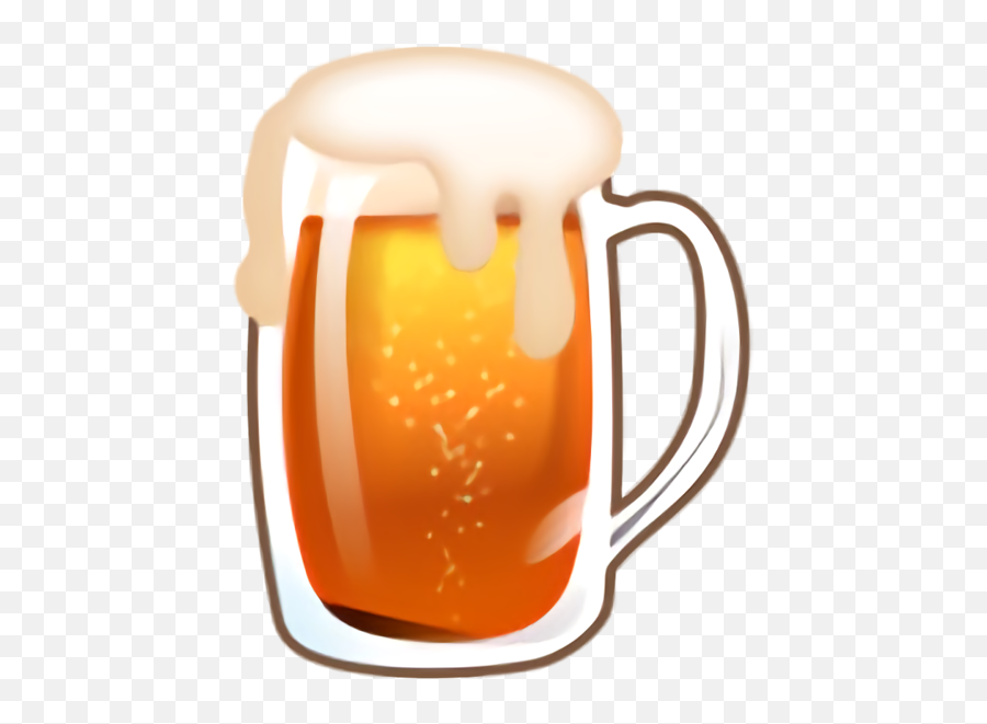 Beer Mug - Transparent Beer Emoji Png,Beer Emoji