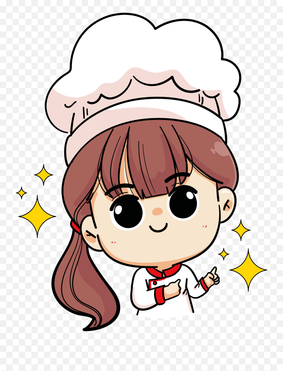 Smiling Female Chef Design Wallpaper Sticker Emoji,Mickey Mouse Mad Face Emotion