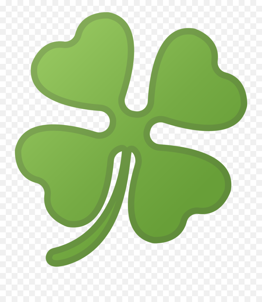 Four Leaf Clover Emoji Meaning With - Leaf Emoji Meaning,Leaf Emoji