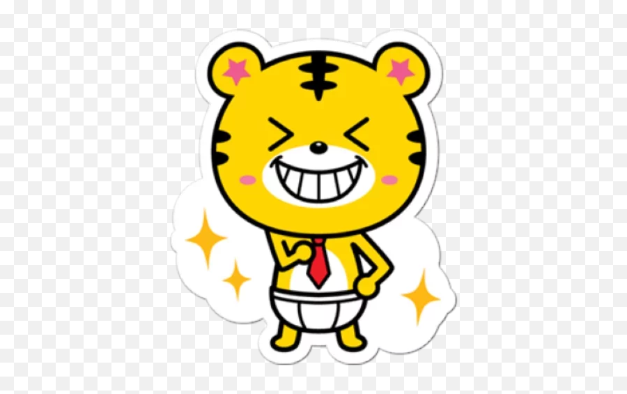 Telegram Sticker 50 From Collection Yango The Baby Tiger Emoji,All Viber Emoticons
