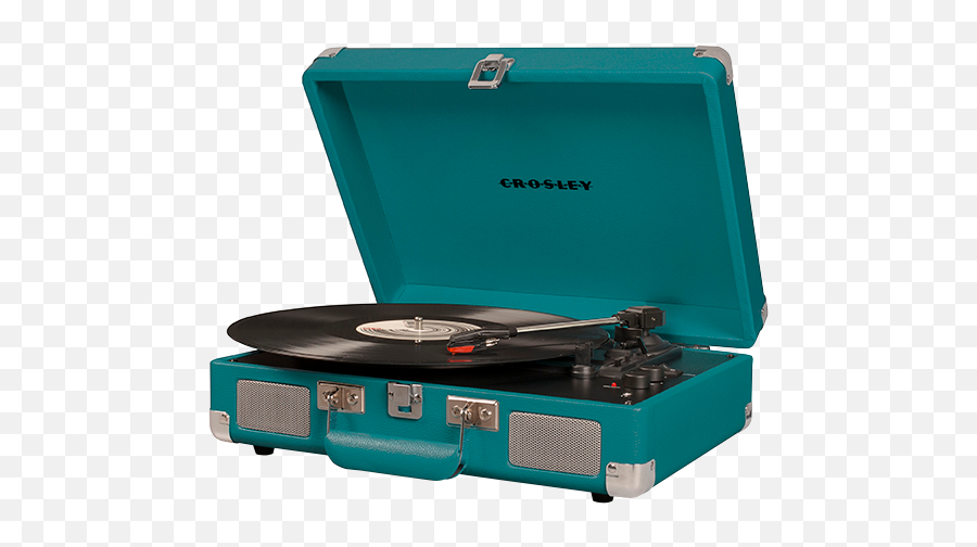 Crosley Cruiser Deluxe Portable Bluetooth Turntable Havana Emoji,Phonograpgh Emoji