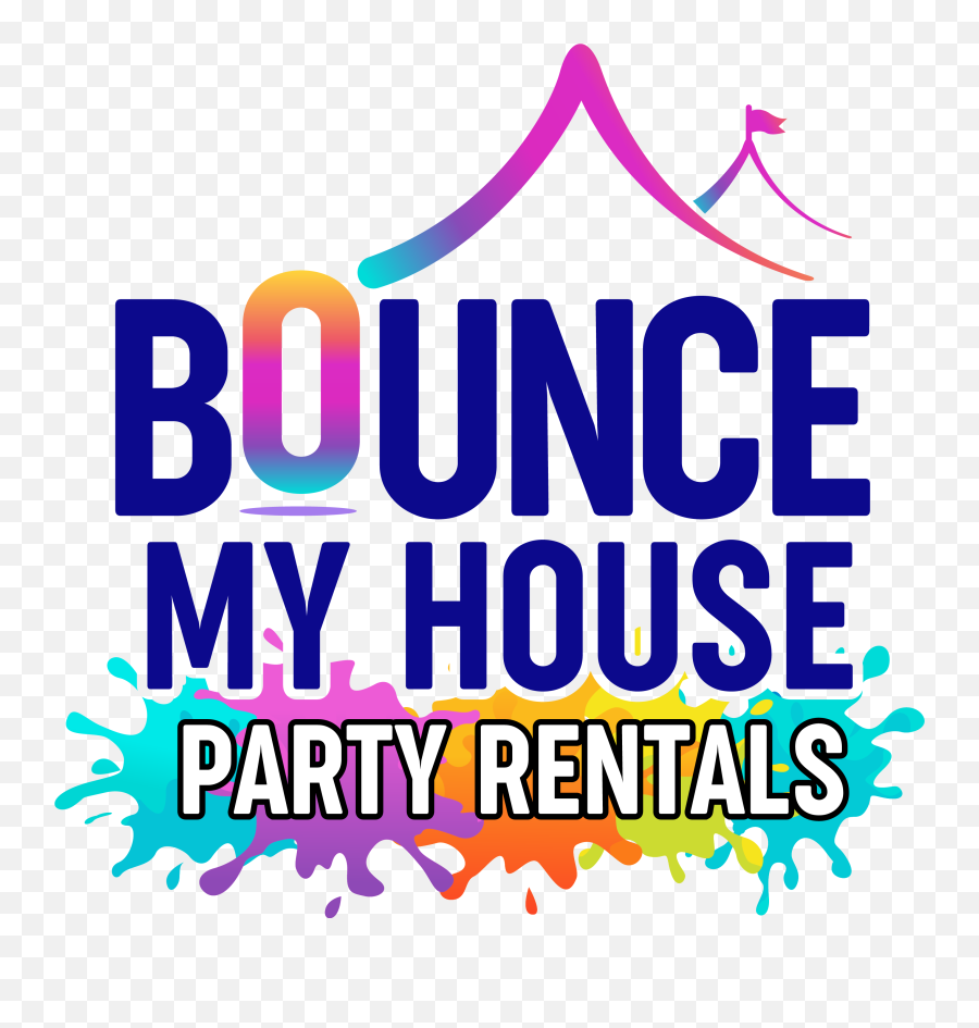 Bounce House Rentals - Bounce My House Party Rentals Bounce My House Logo Emoji,Pink Emoji House