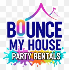 Bounce House Rentals - Bounce My House Party Rentals Bounce My House Logo Emoji,Pink Emoji House